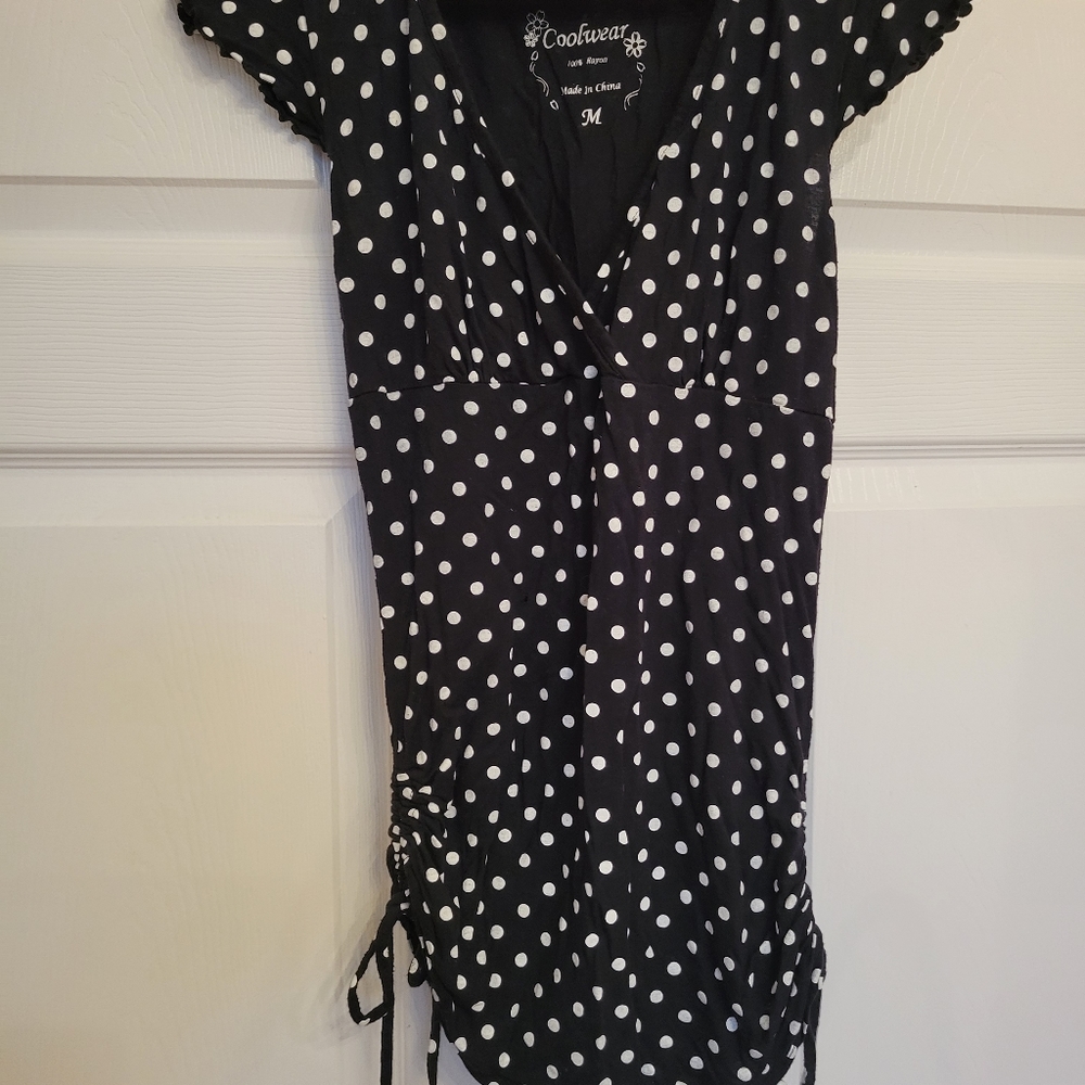Polka dot blouse